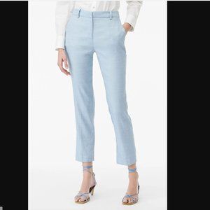Rebecca Taylor Tailored Twill Suiting Pants in Washed Blue Size 6